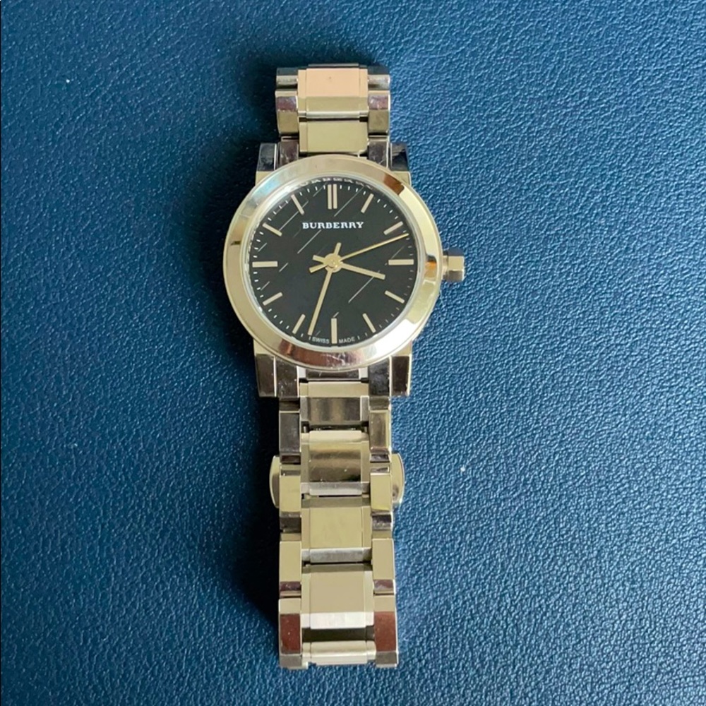 Burberry BU9201 Black Face Stainless Steel Watch